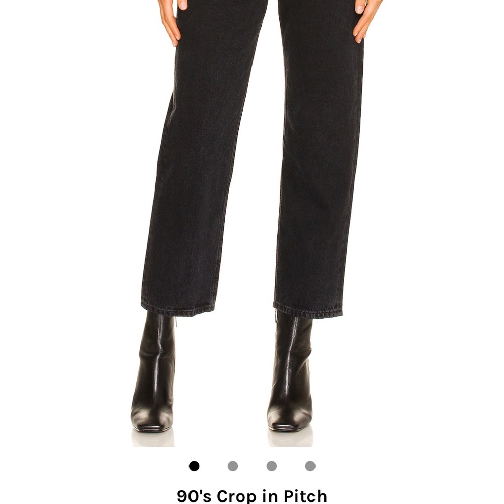 Agolde 90s crop in pitch